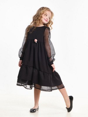 Платье (128-140см) UD 6967-1(3) черн/розовый