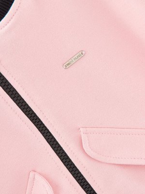 Бомбер (куртка) (122-146см) UD 4360(2)крем-розовый