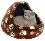ЛЕЖАК ПОЛУЗАКРЫТЫЙ &quot;КОРЗИНКА&quot; СРЕДНИЙ МЕХОВОЙ