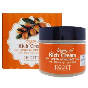 [JIGOTT] Крем омолаживающий с экстрактом арганового масла (Argan Rich Cream), 70 мл.