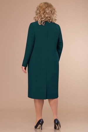 Платье Linia-L Б-1770 сине-зеленое