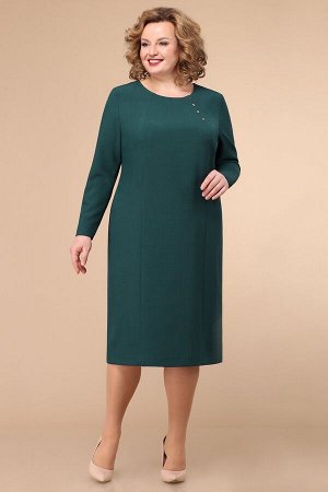 Платье Linia-L Б-1777 зелено-синее