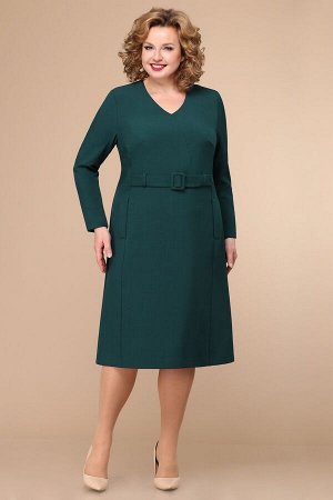 Платье Linia-L Б-1783 зелено-синее