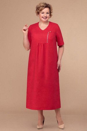 Платье Linia-L Б-1791 оттенки красного