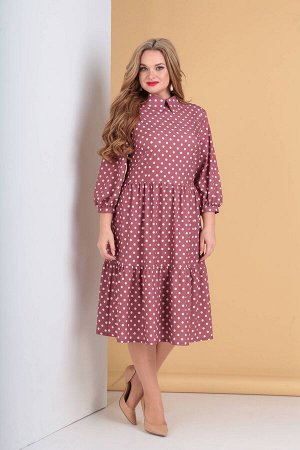 Платье Moda Versal 2132 грязно-розовое