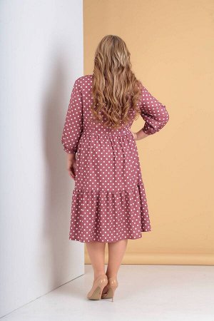 Платье Moda Versal 2132 грязно-розовое