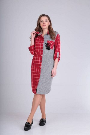 Платье Anastasiya Mak 688 красное