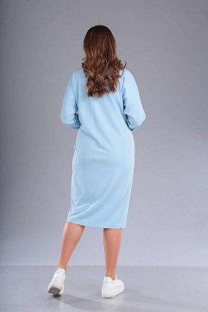 Платье Anastasiya Mak 691 голубое