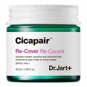 Dr.Jart+ Крем-корректор для проблемной кожи Cicapair Re-Cover c защитой от ультрафиолета SPF40/PA++, 55 мл