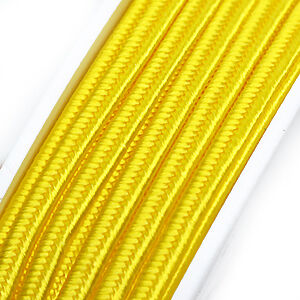 Сутаж Сутаж, диаметр 3 мм, цвет светлый желтый, цена указана за 1 м, Чехия