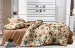 Комплект постельного белья из САТИНА 2 спальный с Европростыней