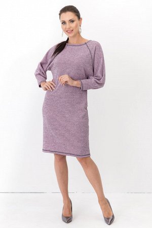 Платье Элли (лиловое с люрексом) П1254-8