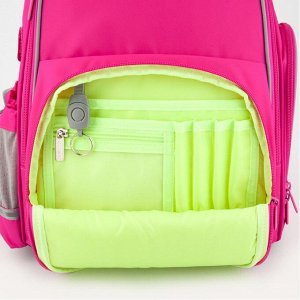 Набор рюкзак + пенал + сумка для обуви K 702 розовый