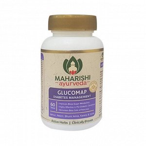 Глюкомап Махариши Аюрведа (против диабета) Glucomap Maharishi Ayurveda 60 табл.