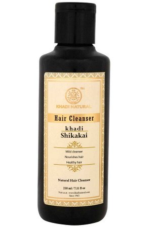 Шампунь "Шикакай" Кхади (для всех типов волос) Shikakai Hair Cleanser Khadi 210 мл.