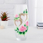 Ваза  FLORA &#039;День влюбленных &#039; d-8см 11,5х26 см