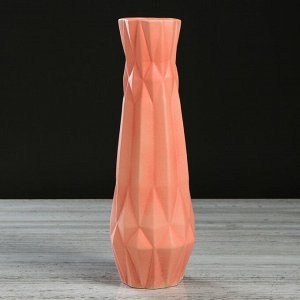 Ваза керамика "Коринф", сочный персик, 32 см