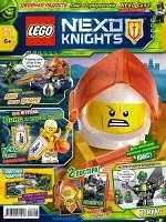 Журнал LEGO NEXO KNIGHTS рыцарь № 6/18 + Ланс с суперкопьём+Nexo сила