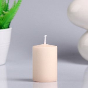 Свеча - цилиндр ароматическая "Персик", 4х6 см