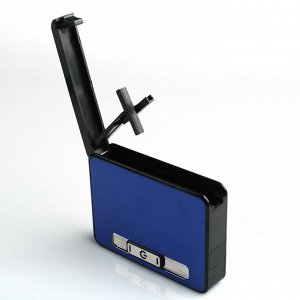 Портсигар с электронной зажигалкой "Барри", от USB, 11х16 см, микс