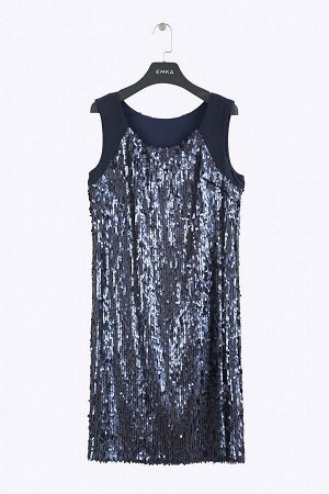 #93891 Платье (Emka Fashion) темно-синий