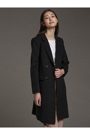 #94037 Пальто (Emka Fashion) черный