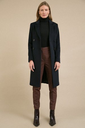 #93850 Пальто (Emka Fashion) темно-синий