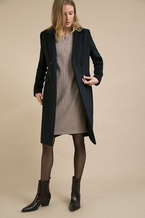 #93850 Пальто (Emka Fashion) темно-синий