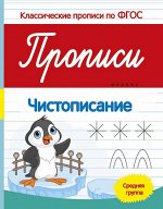 Прописи:чистописание:средняя группа дп