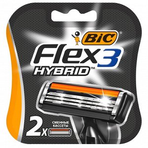 Сменные кассеты BIC Flex 3 Hybrid 2шт