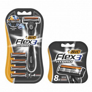 BIC Flex 3 Hybrid 4шт