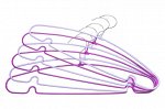 Набор вешалок 6 шт. 40*0,4*19,5 см &quot;Сиреневое настроение&quot; с перекладиной