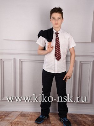 1565 Рубашка для мальчика с коротким рукавом