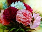 Алмазная вышивка (мозаика) круглые стразы 20*30