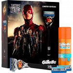 Подарочный набор GILLETTE FUSION PrG Flexball Бритва с 1 смен касс+СменКасс2шт+Гель Hydrating 75мл