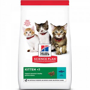 Hill's Science Plan Сухой корм для котят для здорового роста и развития с тунцом 7 кг