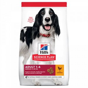 Hill's SP Canine Adult AFit Medium д/соб сред.пород Курица 12кг
