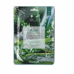 KR/М BEAUUGREEN Contour 3D Aloe Essence Mask Маска-салфетка д/лица "Алоэ"