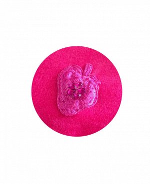 Велюровый малиновый сарафан для девочки Цвет: фуксия