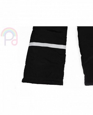 Теплые штаны для девочки черный,рост 128-158 Цвет: черный