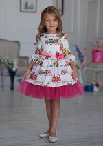 Синди нарядное платье белый