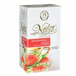 Чай NADIN &#039;Клубника - Алоэ&#039; 25 пакетиков *