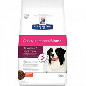 Hill&#039;s Prescription Diet Gastrointestinal Biome Сухой диетический корм для собак при расстройствах пищеварения и для заботы о микробиоме кишечника c курицей 10 кг
