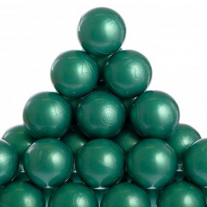 Набор шаров для бассейна 500 шт. (цвет зелёный металлик)