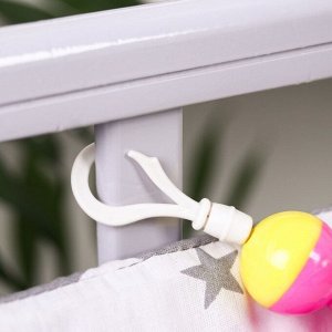 Растяжка на коляску/кроватку «Радостные зайки», 3 игрушки, цвет МИКС