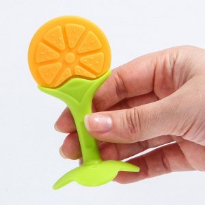 Прорезыватель силиконовый «Крошка Я. Апельсинка»