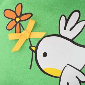 Ваксон в футболке с принтом "Птичка с цветочком"