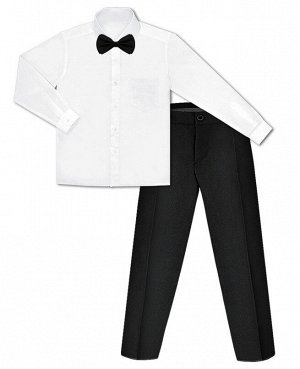 Комплект для мальчика:брюки,рубашка с бабочкой 3736-83811-189011