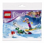 Журнал LEGO Friends ГОРНОЛЫЖНЫЙ КУРОРТ 27деталей 17#19 см