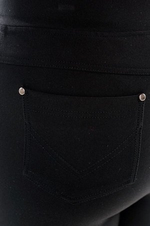 Брюки-2659 Модель брюк: Дудочки; Материал: Трикотаж, эластан;   Фасон: Брюки
Брюки дудочки черные трикотаж
Однотонные брюки-стрейч выполнены из плотной мягкой ткани. Модель отлично сидит за счет комфо